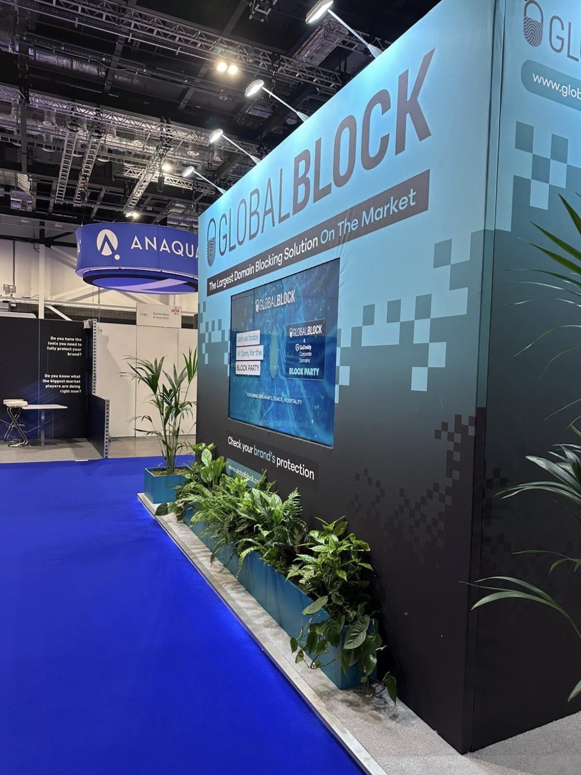 GlobalBlock exhibition activation at INTA26